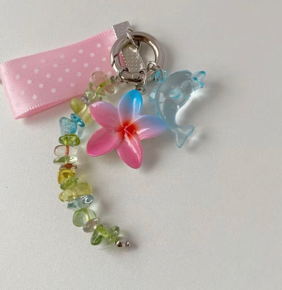 Floral keychain￼