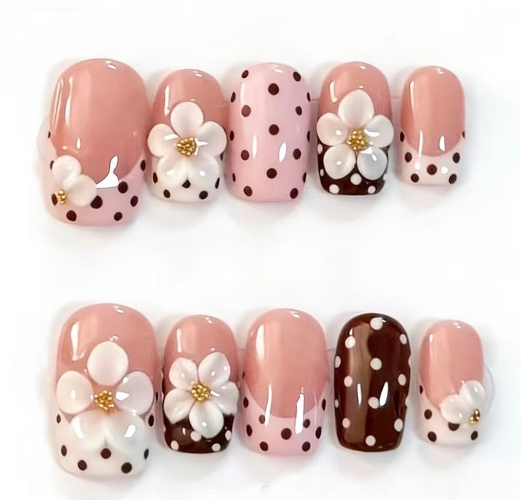 French Polka Dot Square